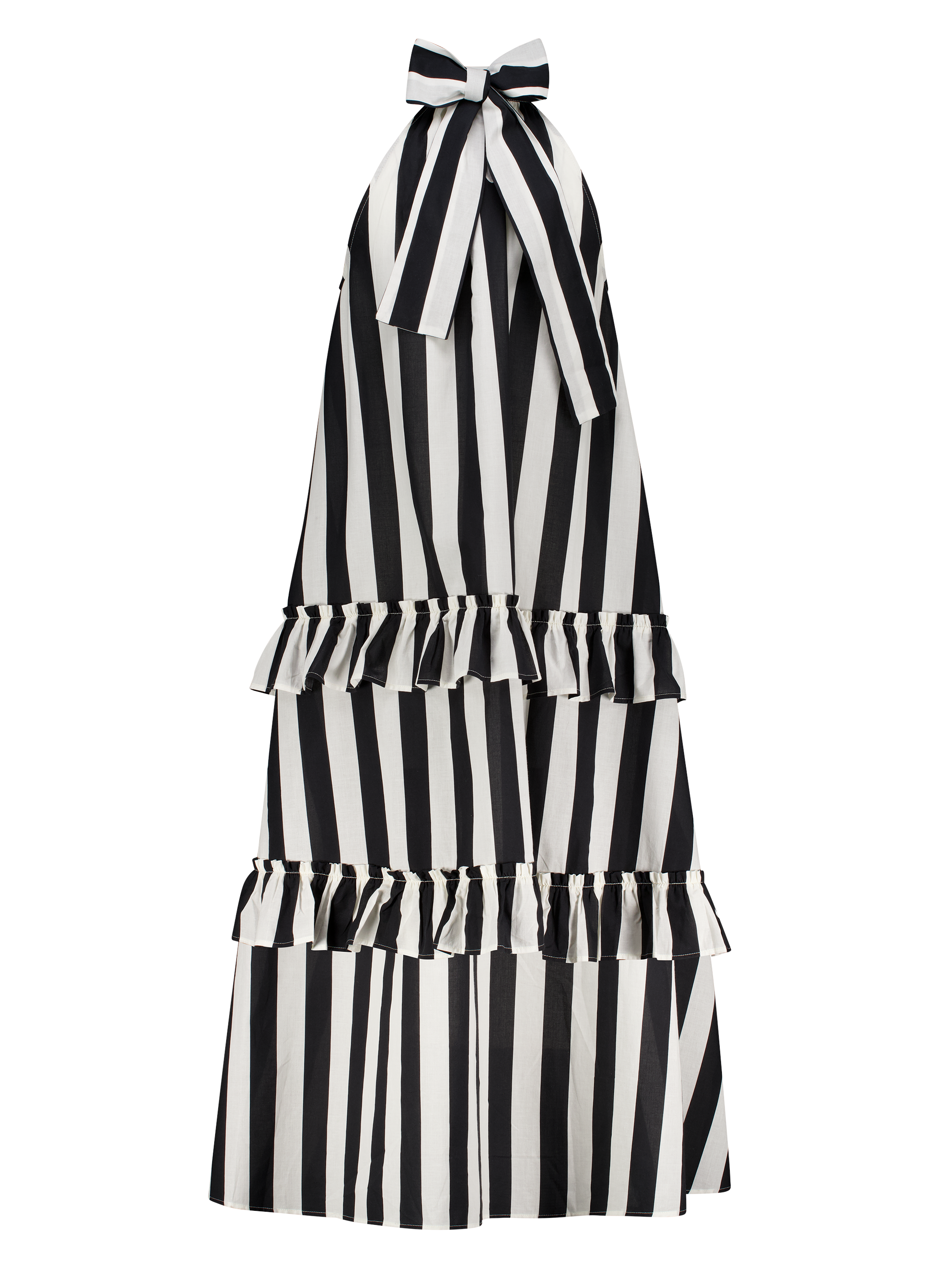 Kleid Streifen Schwarz und Weiß Singapore GirlsMustHave