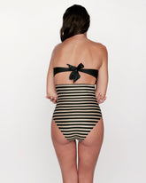 Bikini Luxe Schwarz Gold Dubai Muschel Ost-Hampton GirlsMustHave