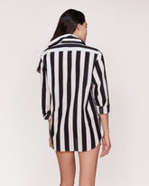 Shirt Streifen Schwarz und Weiß Singapur GirlsMustHave