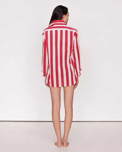 Shirt Streifen Rot und Weiß Singapur GirlsMustHave