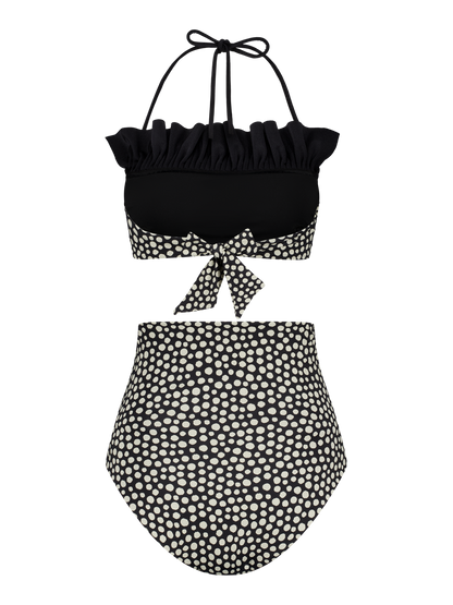 Bikini Luxe Schwarz Muschel Ost-Hampton GirlsMustHave 