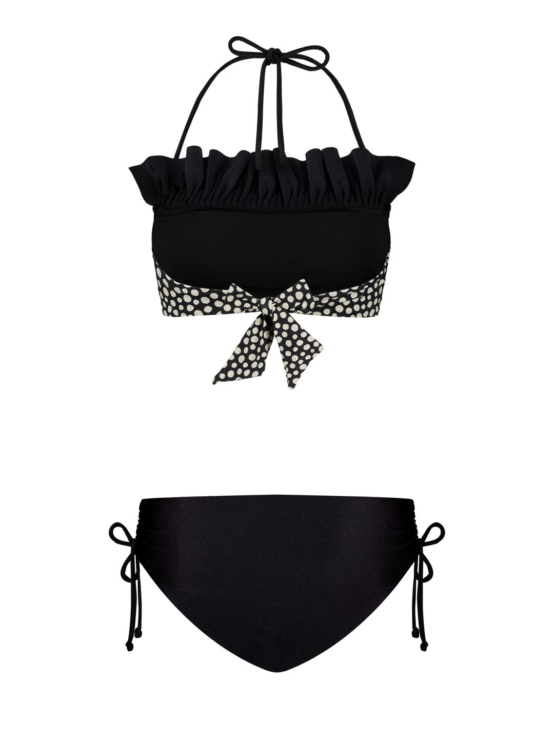 Bikini Luxe Schwarz Muschel Ost-Hampton GirlsMustHave 