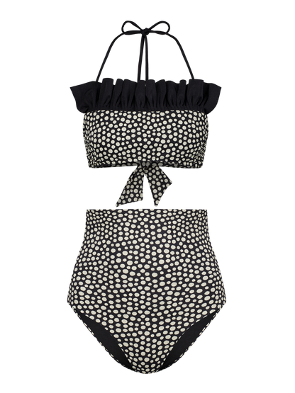 Bikini Luxe Schwarz Muschel Ost-Hampton GirlsMustHave 