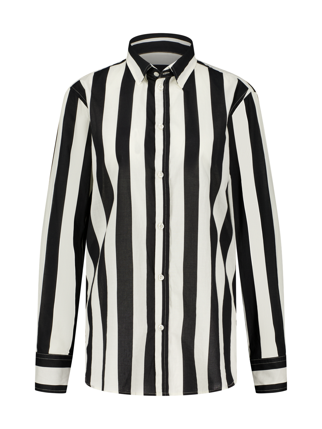 Shirt Streifen Schwarz und Weiß Singapur GirlsMustHave