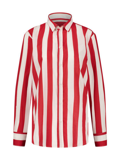 Shirt Streifen Rot und Weiß Singapur GirlsMustHave